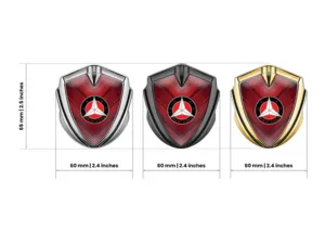 Mercedes Emblem Silikon Abzeichen Renn Look Glänzend Finish